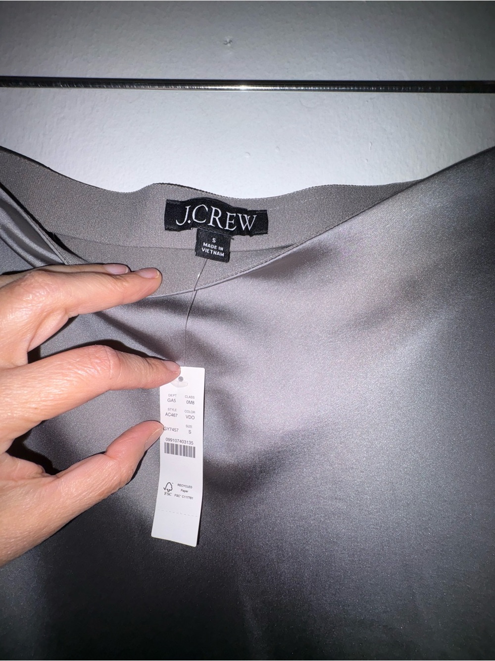 J. Crew Gwyneth Slip Skirt, size S - Picture 6 of 7